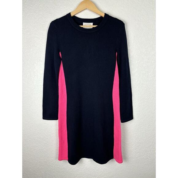 NWT Sail to Sable dark Navy and Pink Sweater Dress - Picture 3 of 16